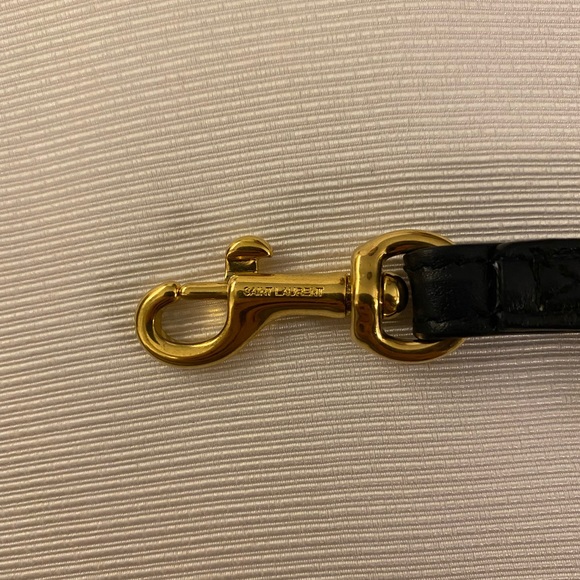 YSL Monogram Document/Tablet Holder in Matelasse Leather - Picture 6 of 7